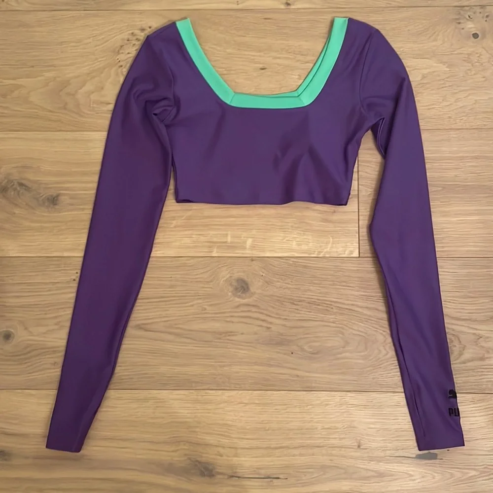 PUMA x Dua Lipa Crop Top Style Activewear Top, size XS - Picture 4 of 13